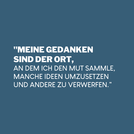 13.11. - Ein Hoch aufs Grübeln!