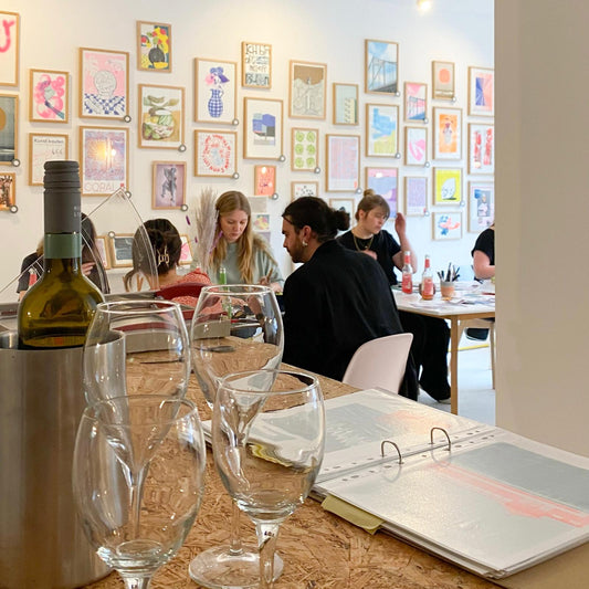 Risographie kennenlernen im woelfins Studio