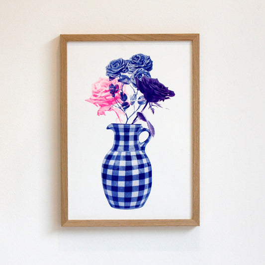 Riso Rosen (Limitierte Risographie) | Risographie Print