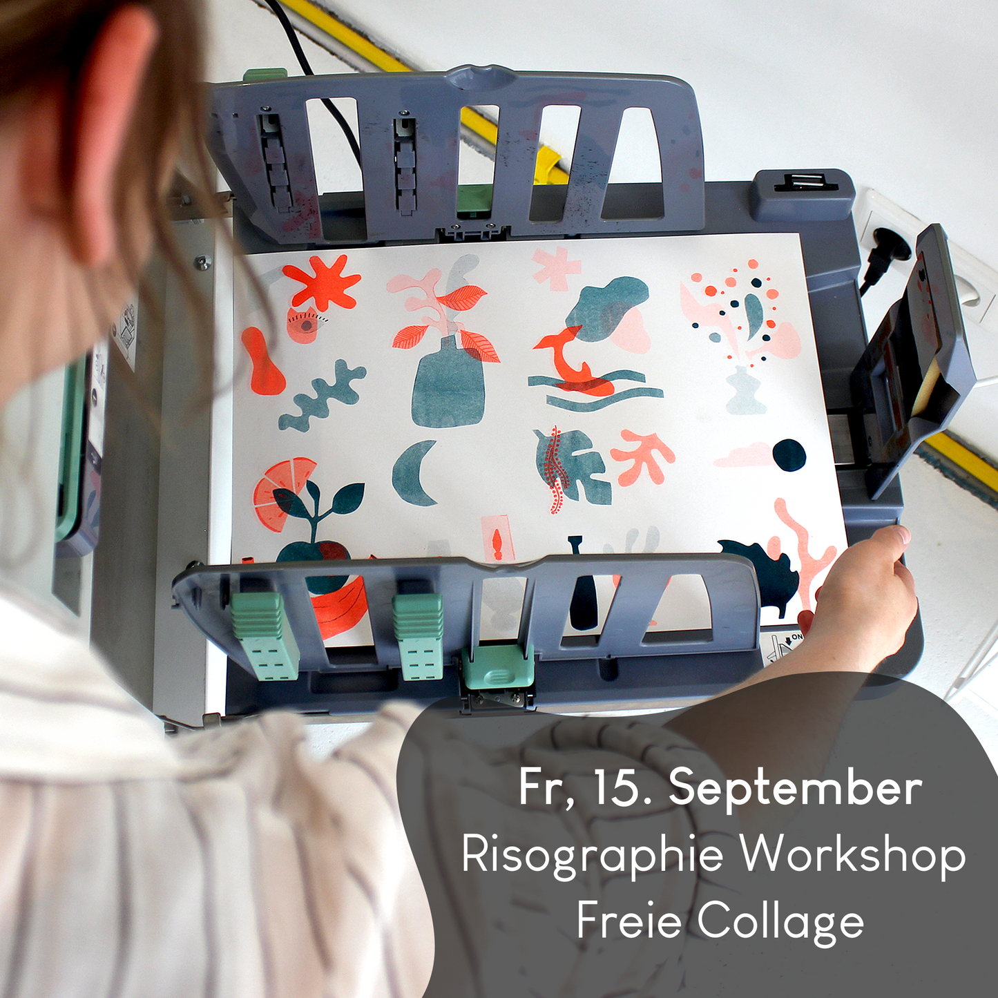 15.09.2023, 18-21 Uhr: Risographie Workshop | Freie Collage