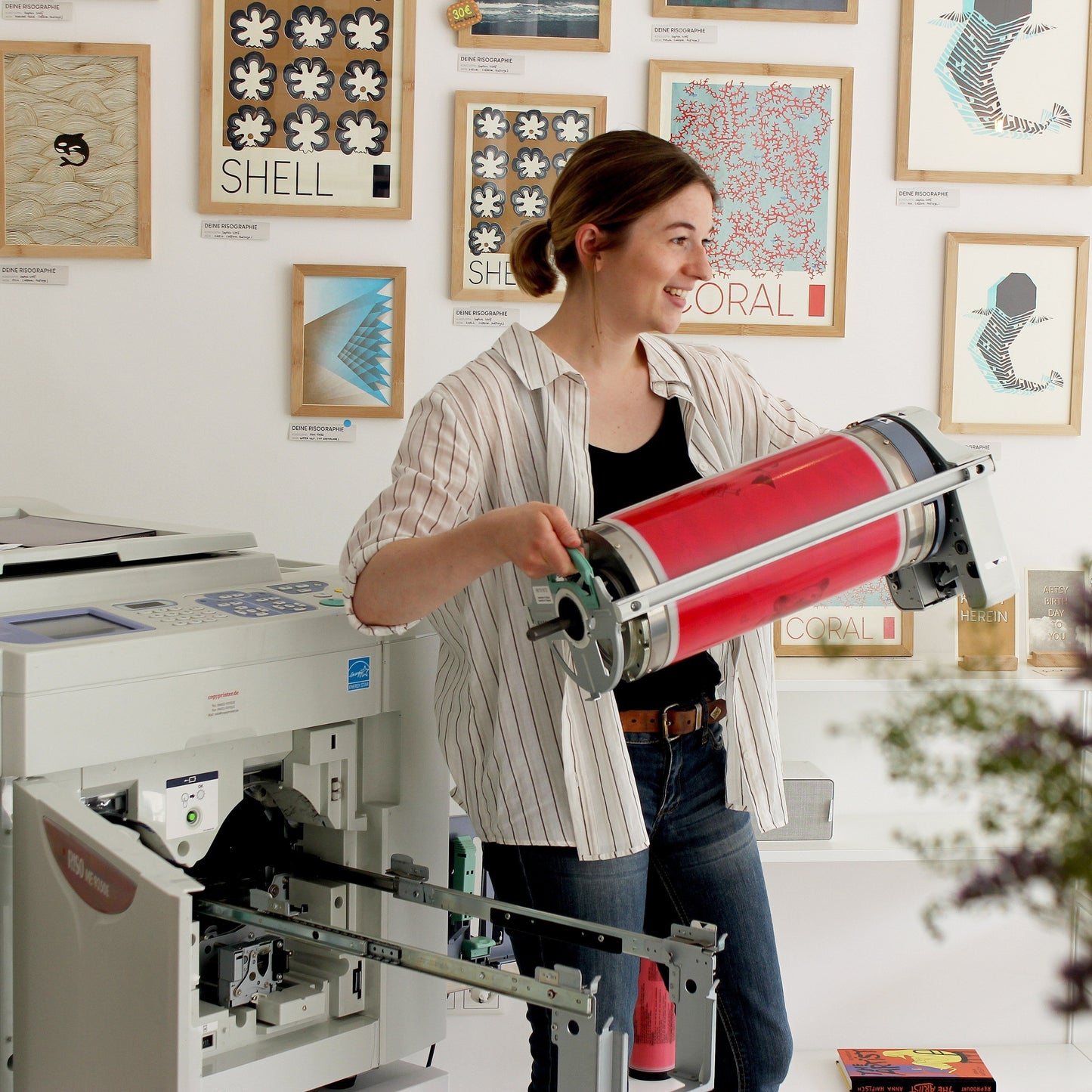Risographie Farbzylinder