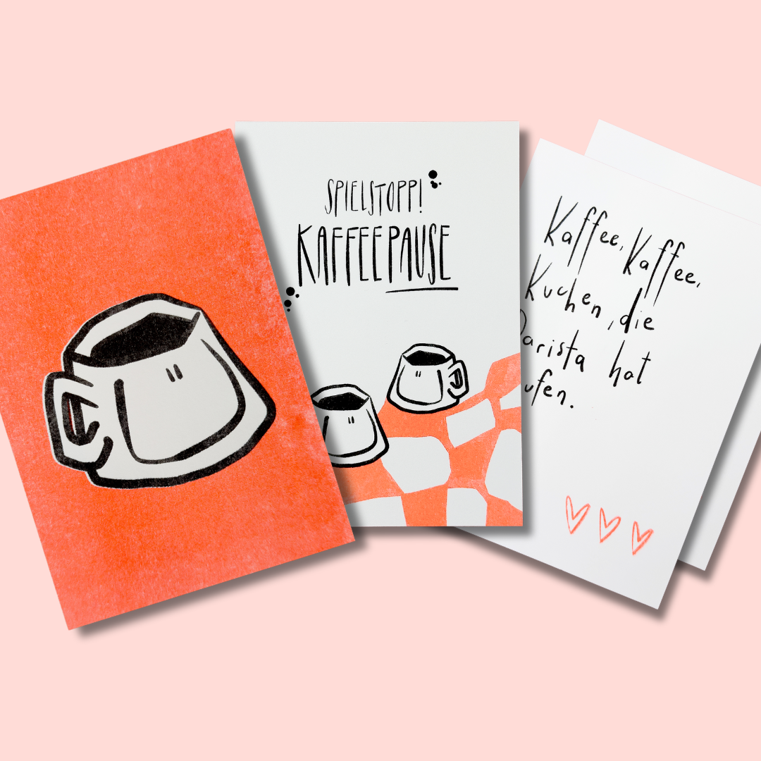 Postkarten-Set "Coffee Lovers" | Kartenset für Kaffeefreunde