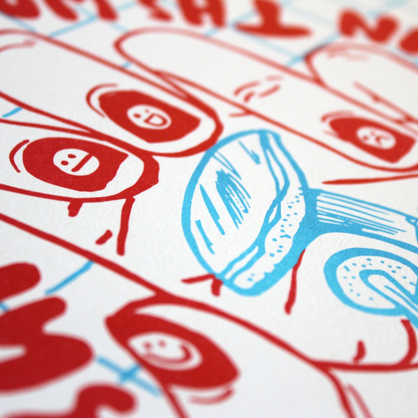 Into the woods (Limitierte Risographie) | Kunst Poster