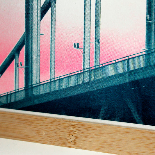 Rheinbrücke (offene Auflage) | Risographie Print