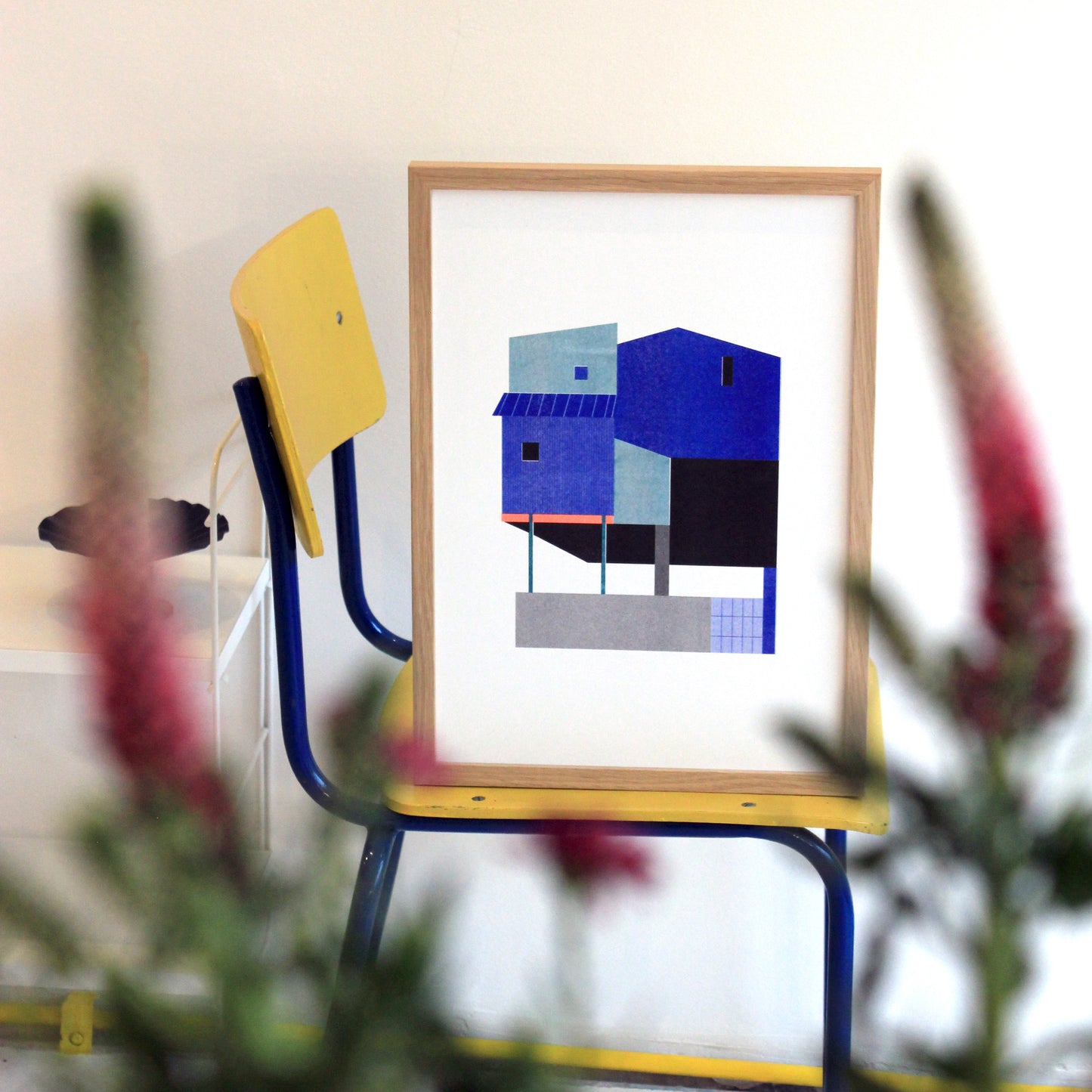 HILLA HYLLEST HOUZZ (Limitierte Risographie) | Kunst Poster