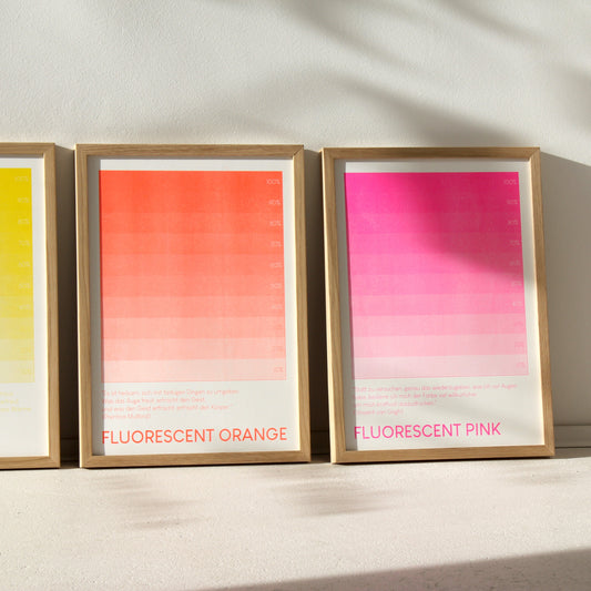 Fluorescent Pink (offene Auflage) | Risographie Print