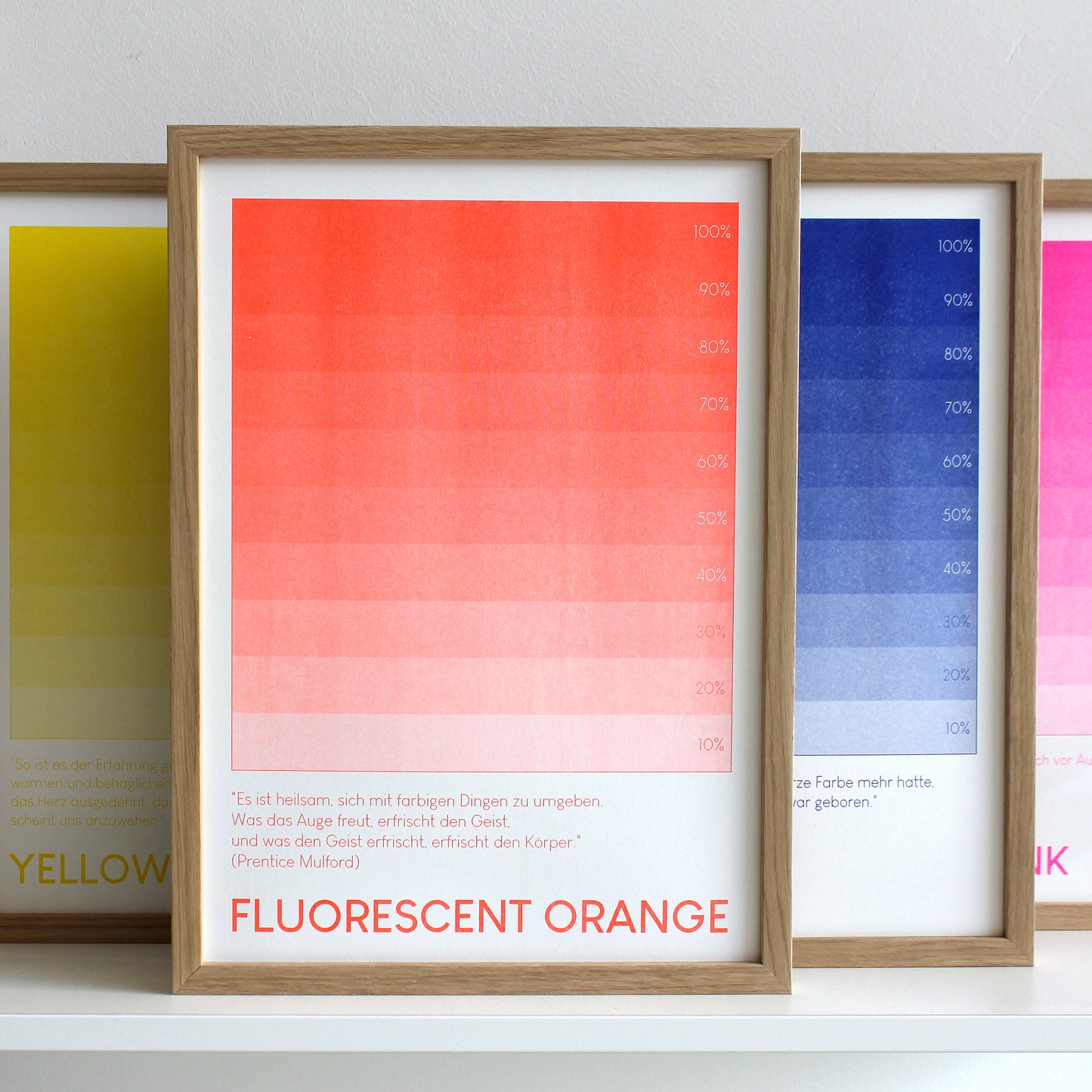 Fluorescent Orange (offene Auflage) | Risographie Print