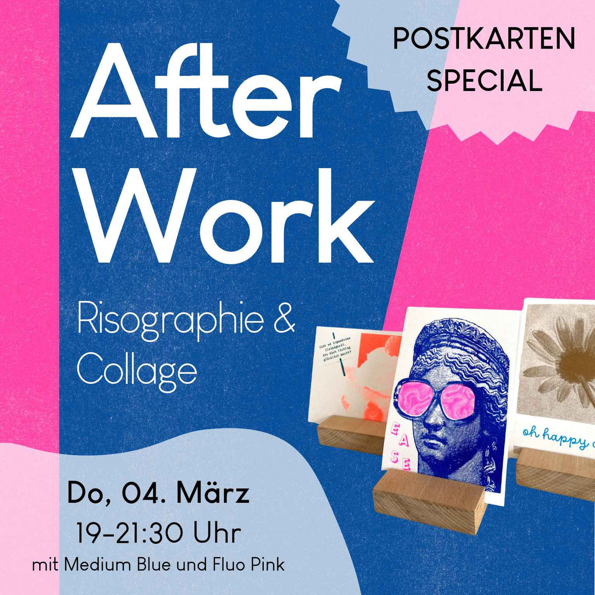 04.03.2027, 19-21:30 Uhr: Afterwork Postkarten Special