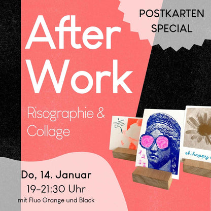 14.01.2027, 19-21:30 Uhr: Afterwork Postkarten Special