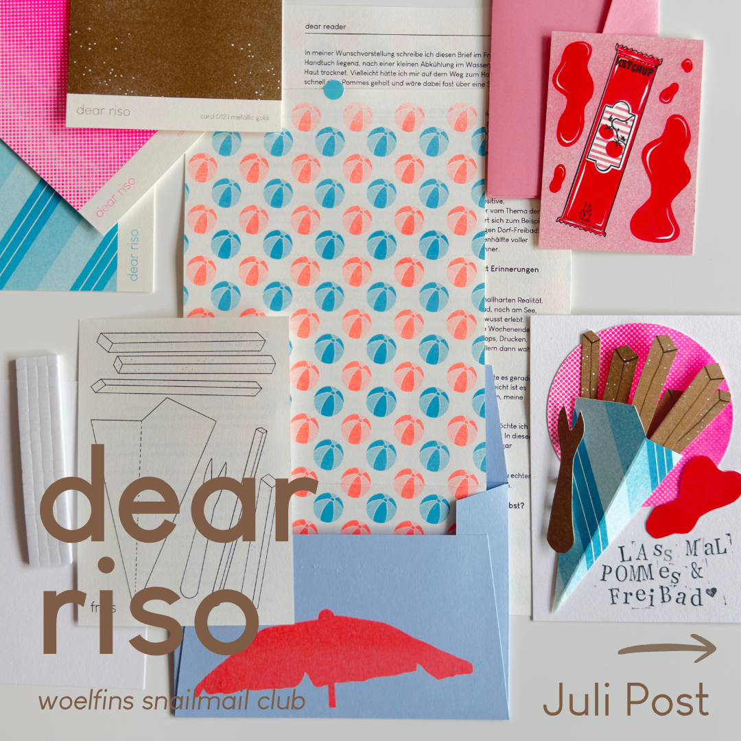 dear riso - woelfins snailmail Club