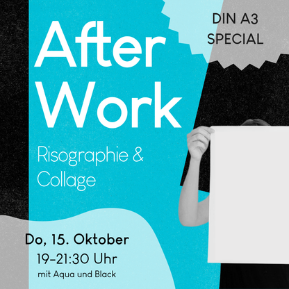 15.10.2026, 19-21:30 Uhr: Afterwork DIN A3 Special