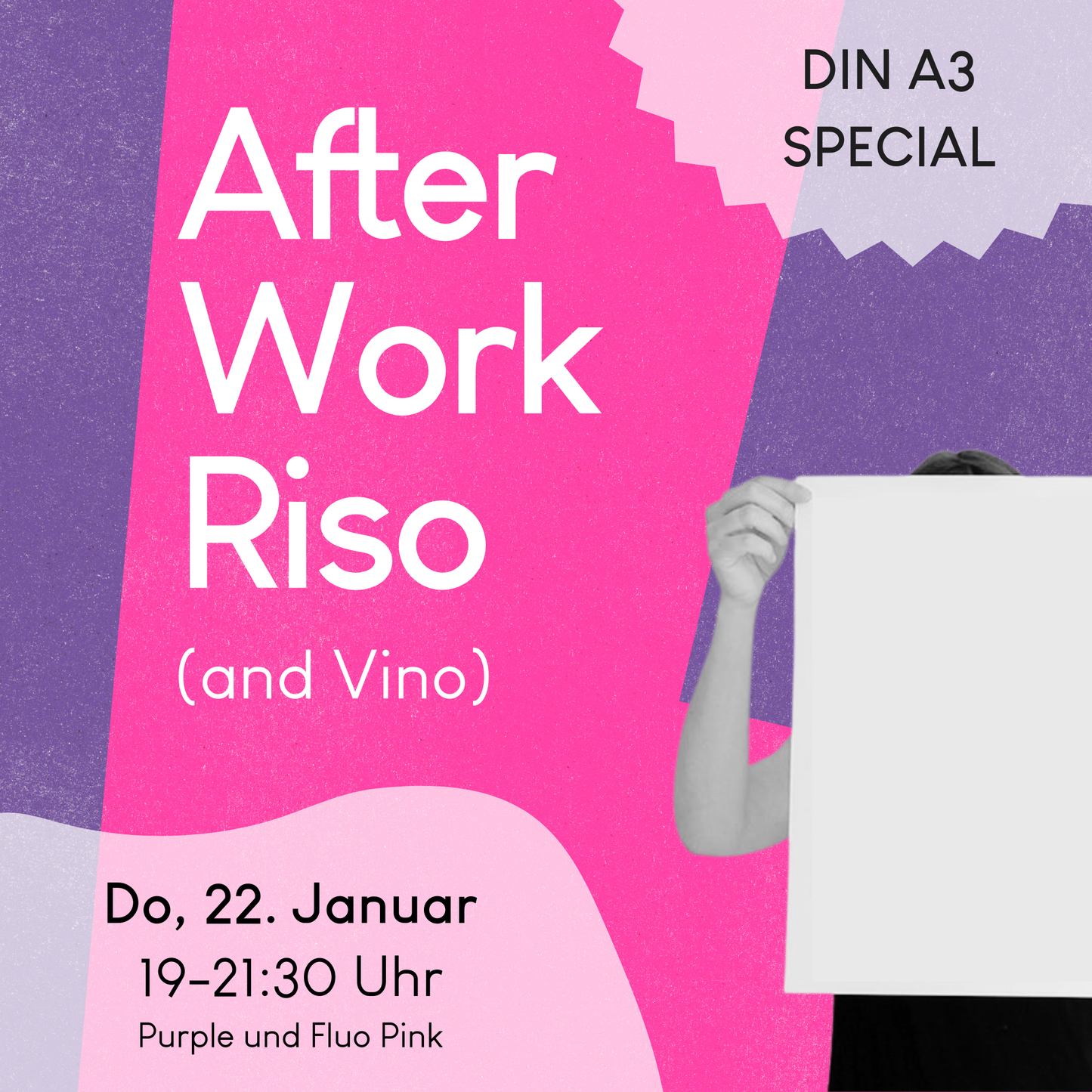 22.01.2026, 19-21:30 Uhr: Afterwork DIN A3 Special