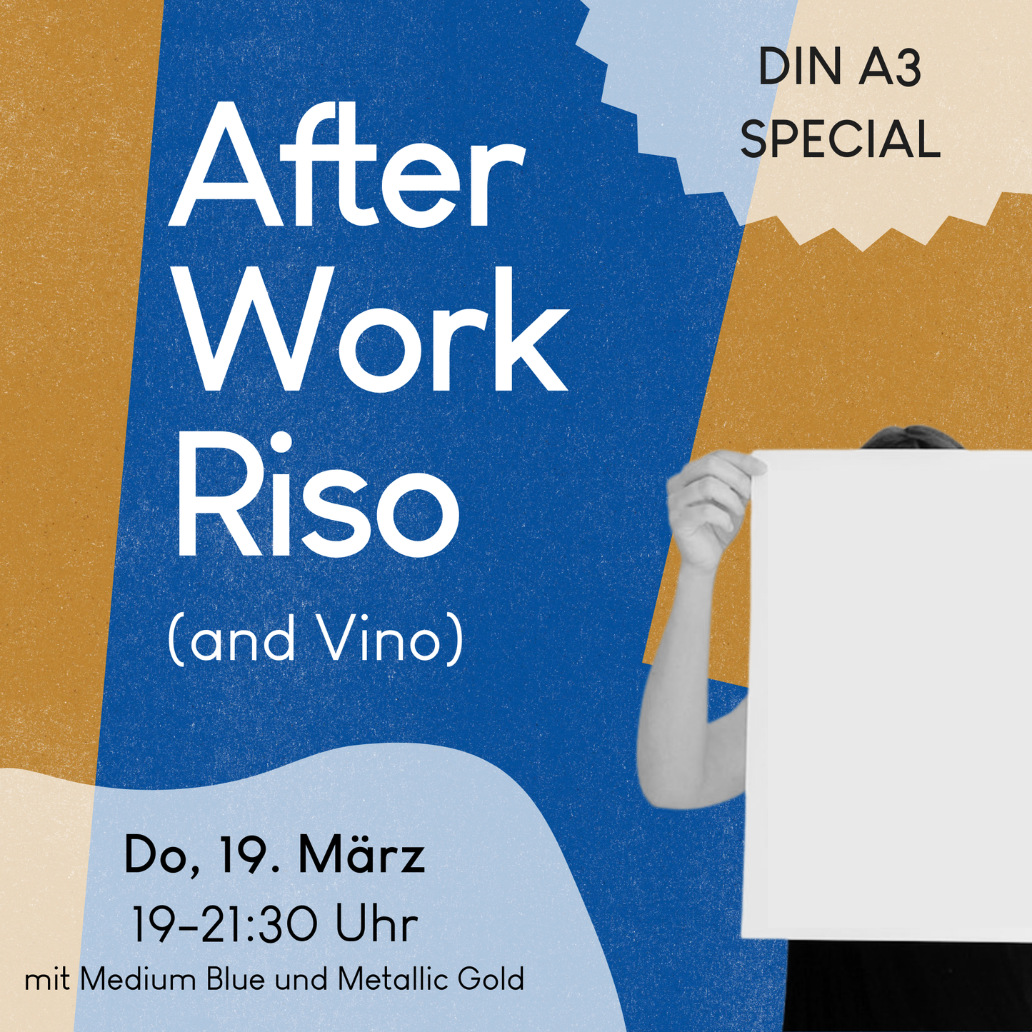 19.03.2026, 19-21:30 Uhr: Afterwork DIN A3 Special