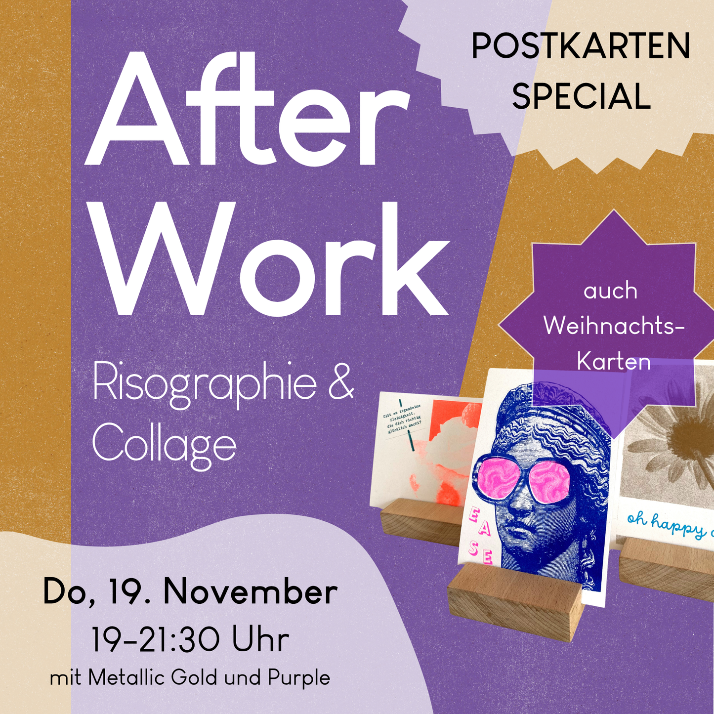 19.11.2026, 19-21:30 Uhr: Afterwork Postkarten Special