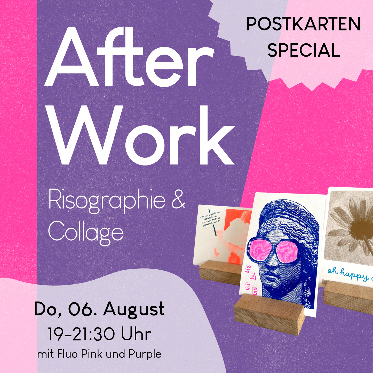 06.08.2026, 19-21:30 Uhr: Afterwork Postkarten Special