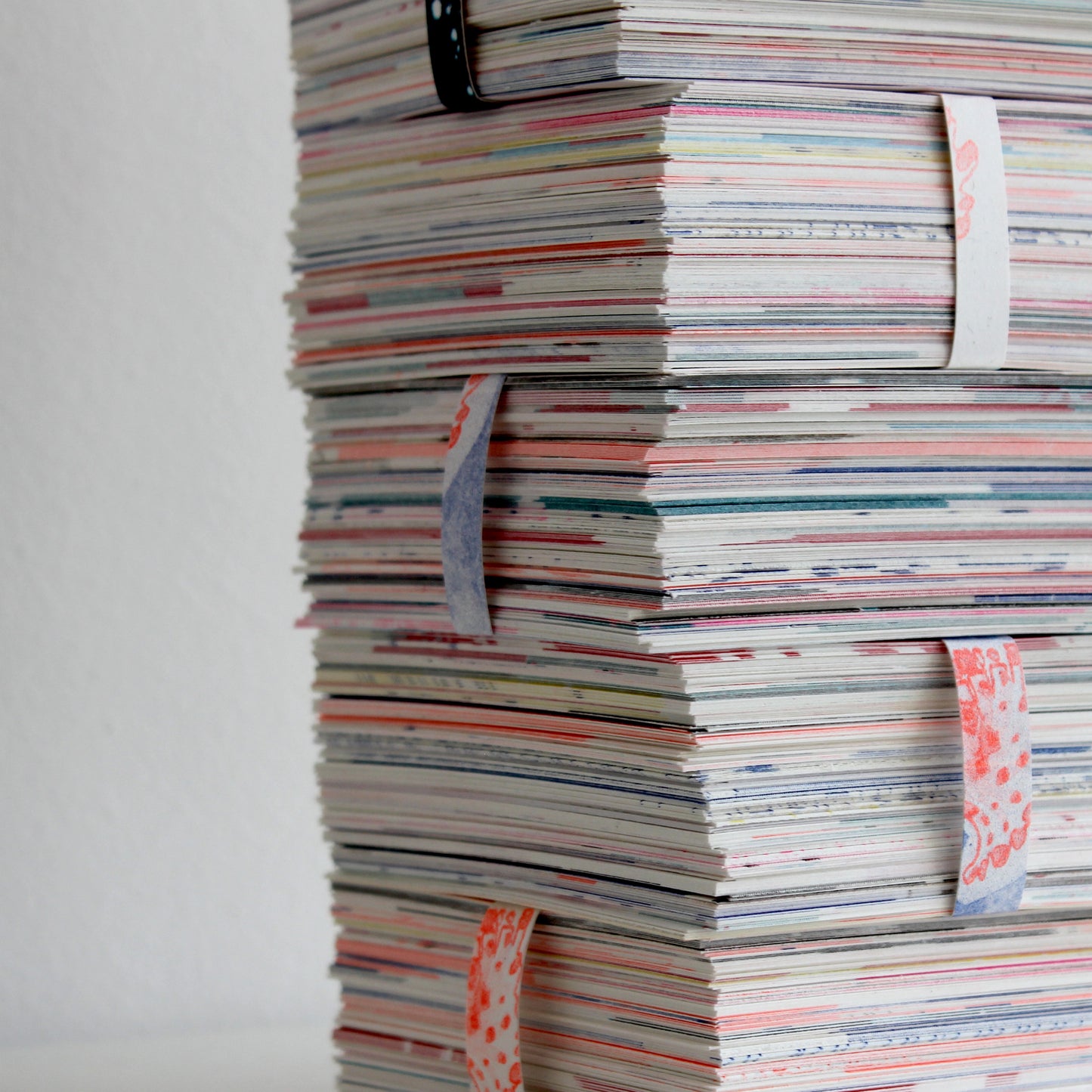 Riso Notizzettelblock: Ein Stapel Kunst