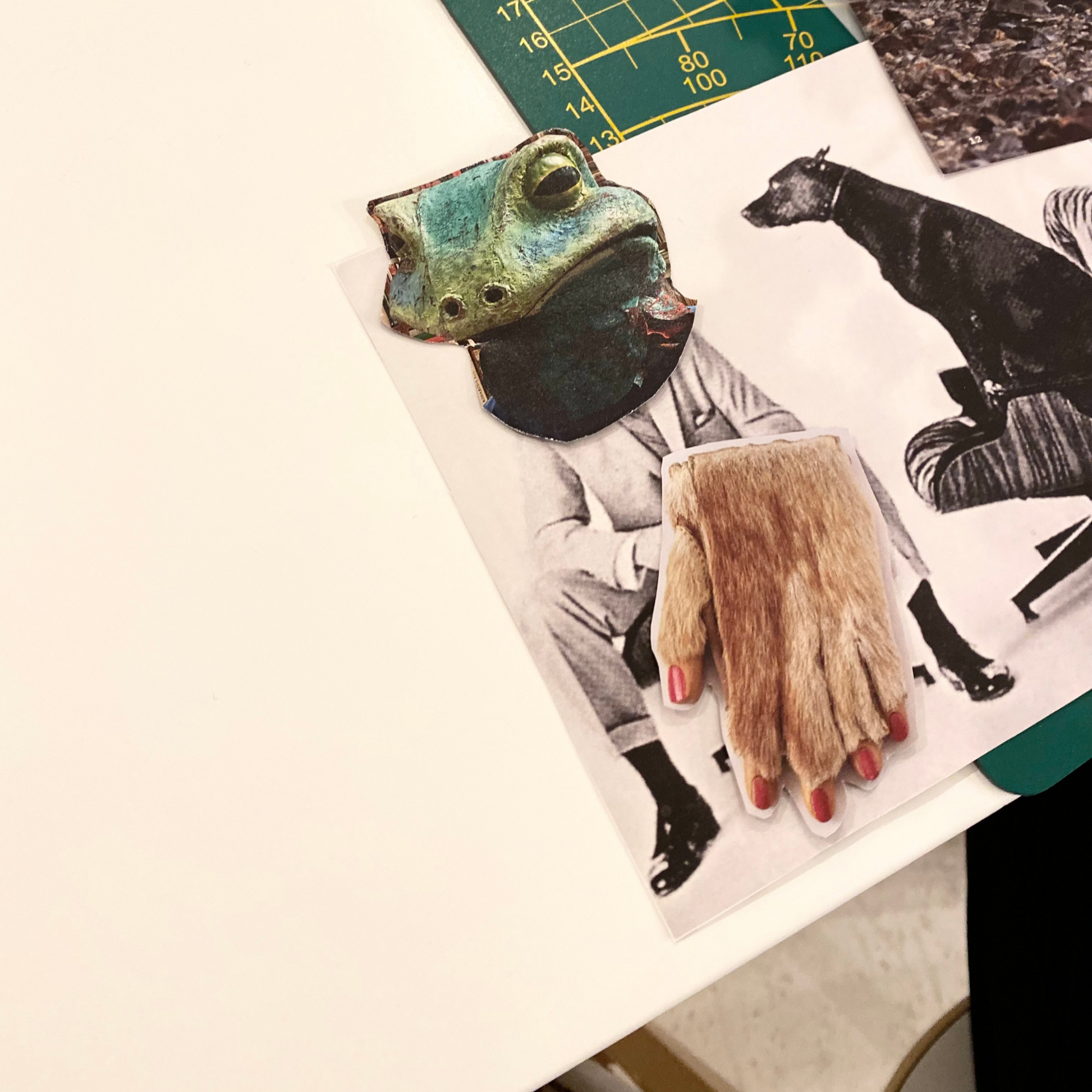 Collage Workshop absurde Collage