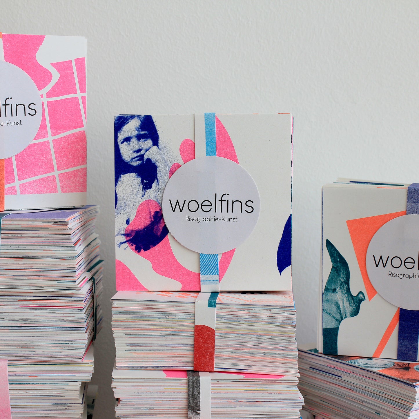 Riso Notizzettelblock: Ein Stapel Kunst
