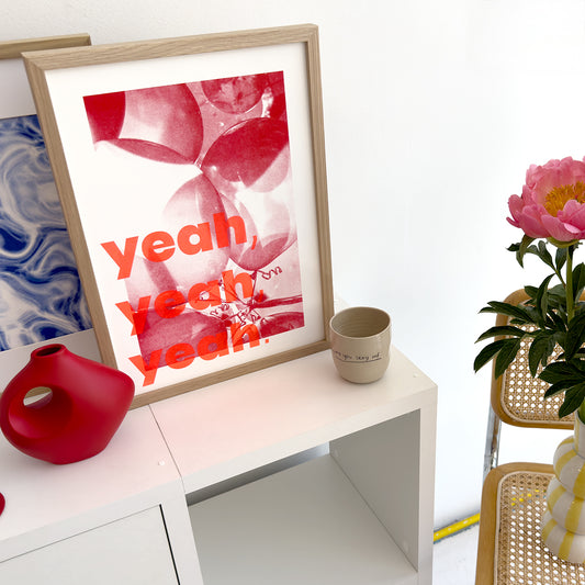 yeah. (offene Auflage) | Kunst Poster