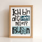 Summe meiner Pausen (Limitierte Risographie) | Kunst Poster