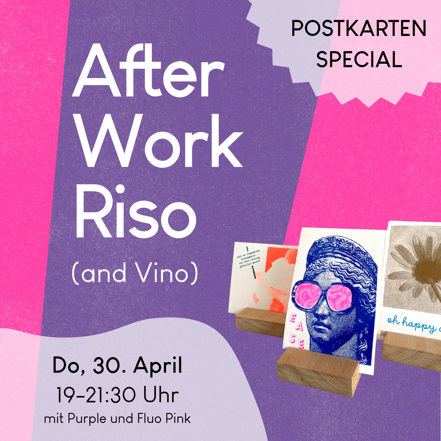 30.04.2026, 19-21:30 Uhr: Afterwork Postkarten Special
