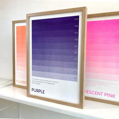 Purple (offene Auflage) | Kunst Poster