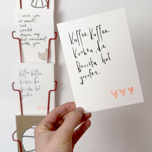 Postkarte "Die Barista" | Karte für deine Lieblingsbarista