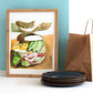 Burger (Limitierte Risographie) | Kunst Poster