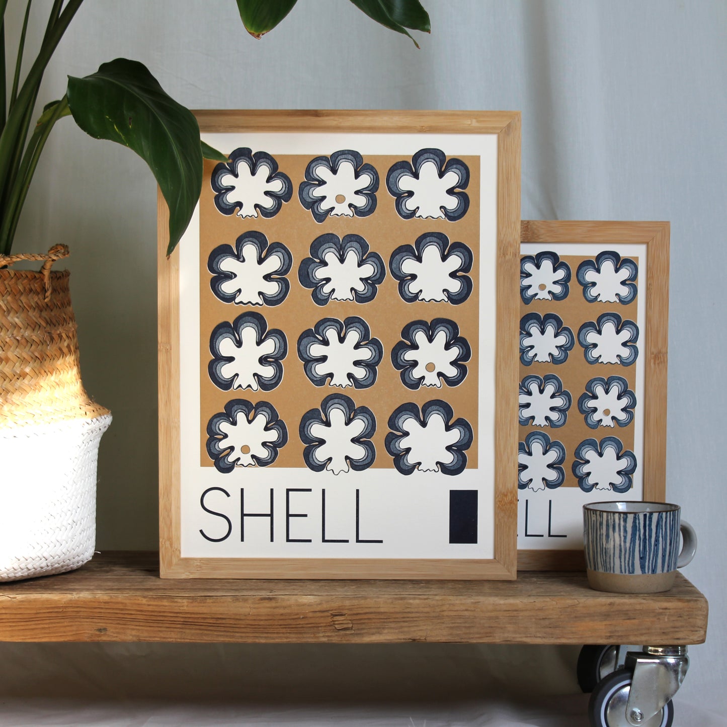 Shell (Risographie) | Kunst Poster