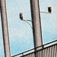 Rheinbrücke (Risographie) | Kunst Poster