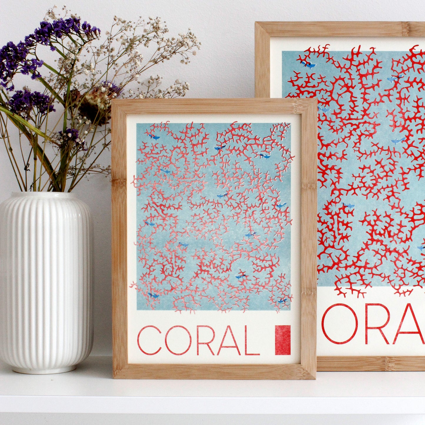 Coral (Risographie) | Kunst Poster